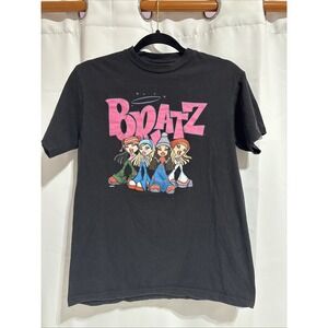 Bratz Women's Shirt Size S Black Short‎ Sleeve Mad Engine Graphic Tee Movie